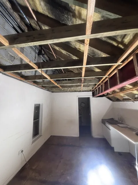Controlled artex plasterboard strip-out in Merton