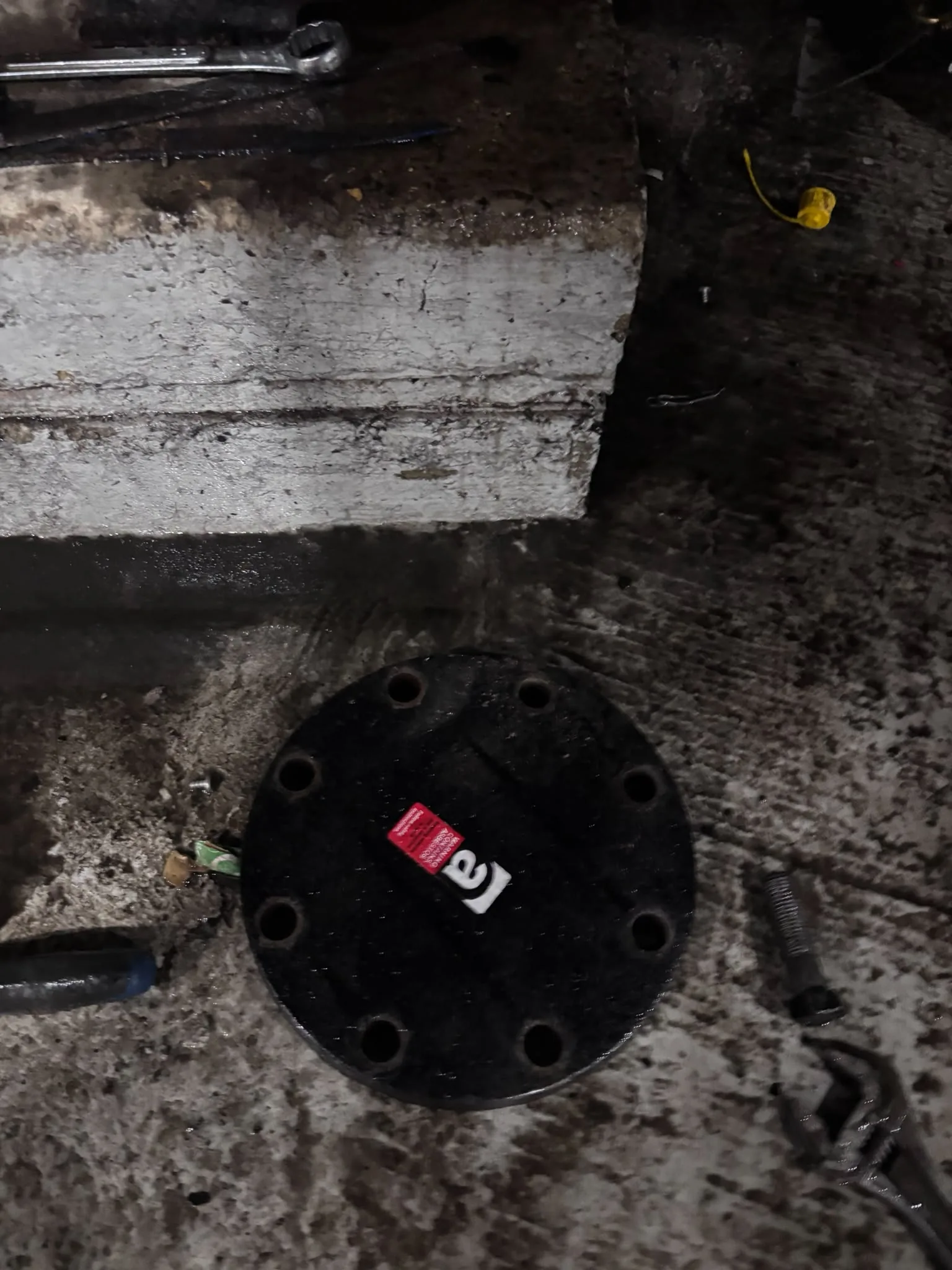 Artex scraping from a concrete ceiling during Merton refurbishment