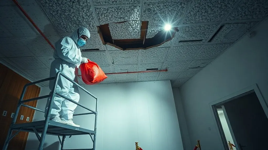 Asbestos Ceiling Removal in Merton — HSE-licensed specialists